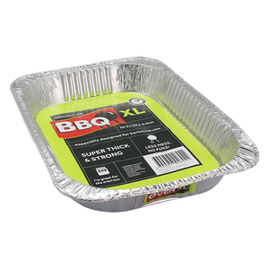 Lemon & Lime Foil Tray Large 45.5x34x6.5cm - 48 / CARTON
