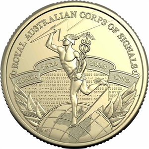 Ra Mint - Centenary Royal Australian Signal Corps 2025 $1 Uncirculated Coin