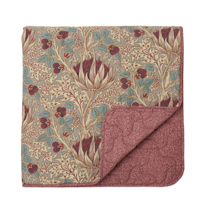 Artichoke Throw, Grey & Wine