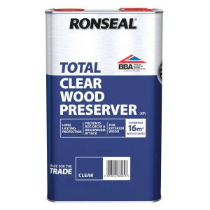 Ronseal Total Wood Preserver Clear 5L