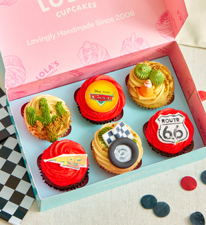 Disney Cars Themed Cupcake Box
