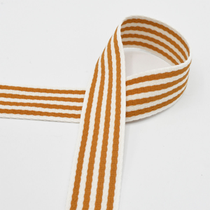 Sangle rayée pour sac - Moutarde