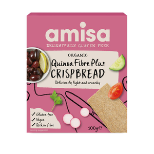 Organic Gluten Free Quinoa Crispbread (Amisa) 100g
