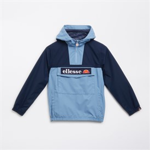 Ellesse Junior Boys Haria Hooded 1/2 Zip Jacket Navy