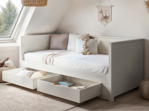 Noomi Iris Daybed with Trundle White (FSC-Certified)