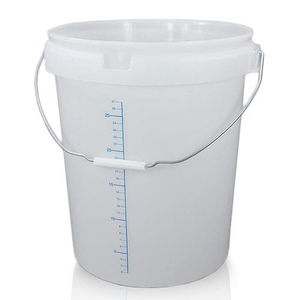 30 Litre Natural Plastic Fermentation Bucket (No Lid)