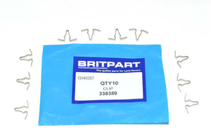 338380 - Bonnet Rest Strip Clip for Land Rover Series - Priced Individually
