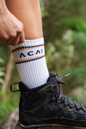 Active Stripe Socks - 2PK Deep Navy / Deep Sage
