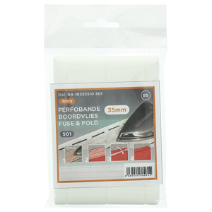 Entoilage pour rebord rapide Perfobande 35 mm - Blanc