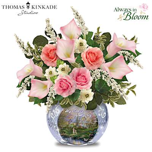 Thomas Kinkade Studios My Family, My Joy Table Centerpiece