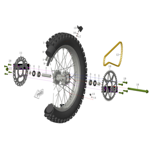 M2R RS-R 250cc Dirt Bike Rear Inner Tube 110/100/18