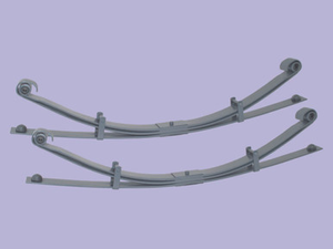 DA4107 - Britpart Rear Parabolic Springs - For Land Rover Series SWB - With 3 Leaf
