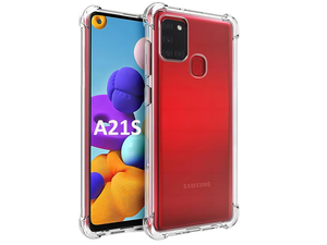 Gel Case with Bumper Edges for Samsung Galaxy A21s - Clear