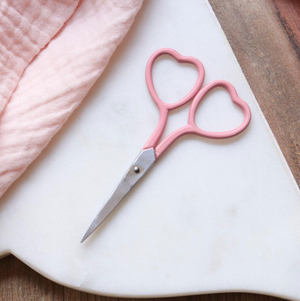 Ciseaux à broder coeur 9 cm - Lise Tailor - Blush