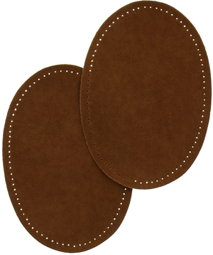 Coudières thermocollantes imitation daim marron clair