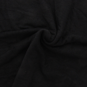 Tissu micro éponge viscose - Noir