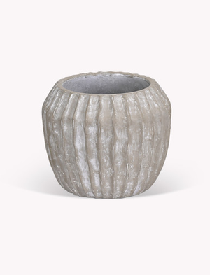 Cassington Linear Pot 18cm - Concrete, Grey