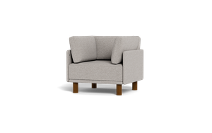 Luna - Sofa - Dream Grey - High Arms - Tall Legs