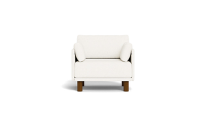 Luna - Sofa - Snowdrift - Low Arms - Tall Legs
