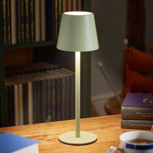 Turin Lamp - Sage – Rechargeable Battery Lantern for Indoor & Outdoor Use