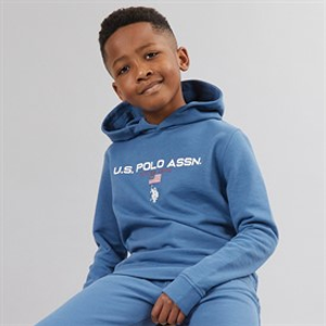 U.S. POLO ASSN. Boys Hoodie Blue Horizon