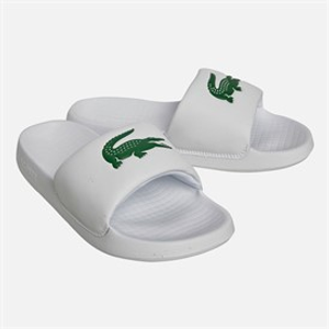 Lacoste Womens Serve Slides 1.0 White/Green