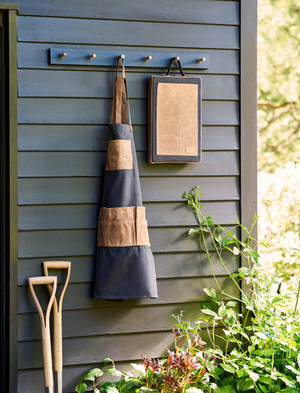 Classic Garden Apron - Canvas, Charcoal & Natural