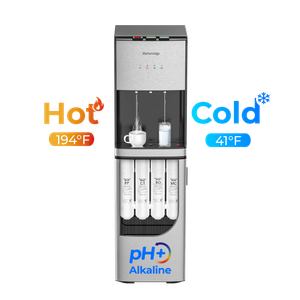 Waterdrop Y1CH Mineral Reverse Osmosis Bottleless Water Cooler, Silver