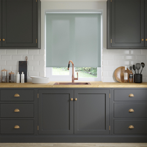 Vienna Duck Egg Blue Roller Blinds: 1170mm x 840mm Recess