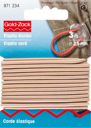 Corde élastique beige