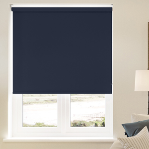 Florenza (Blackout), Midnight Blue - Twist&Fit Roller Blind
