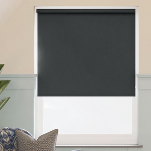 Florenza (Blackout), Shadow Black - Roller Blind