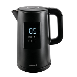 Lakeland 27578 Digital Double-Walled Jug Kettle Keep Warm Function 1.5L Black