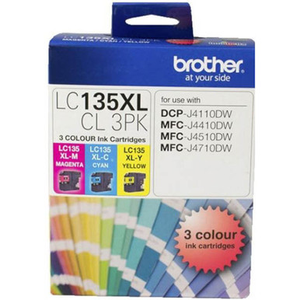 Brother LC-135XL Colour Ink Cartridges (Multi Pack)