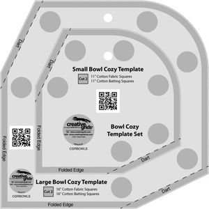 Règle Bowl Cozy Template Set Creative Grids