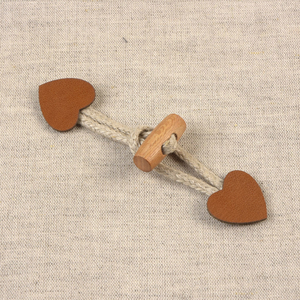 Brandebourg coeur simili - Camel