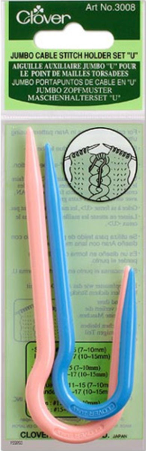 Set de 2 aiguilles Jumbo pour torsades