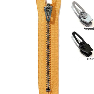 Curseur de remplacement clipsable ZlideOn 5A pour fermeture avec dents en métal
