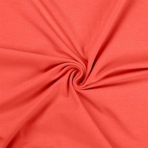Tissu jersey coton - Pêche