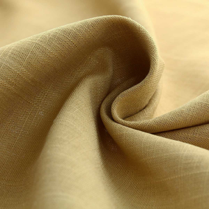 Tissu lin viscose - Ocre