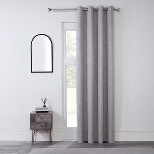 HACKNEY BLACKOUT SILVER 135x240cm Curtain Panel