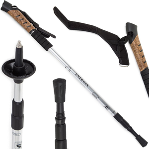 Nordic Walking Pole with Cork Grip and Anti-Shock System