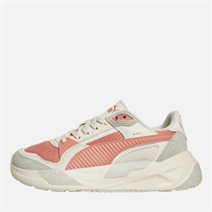 Puma Junior Trinity 2 Trainers White/Pink/Grey