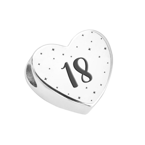 Signature Silver 18 Heart Charm