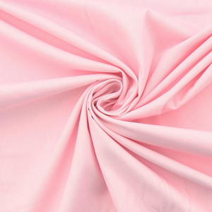Tissu popeline de coton - Rose layette