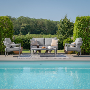 Maze - Florence Rope Weave 2 Seat Sofa Set with Rectangular Coffee Table