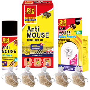 Big Cheese Complete Anti Mouse Repellent Kit – Safe, Long-Lasting Indoor Protection