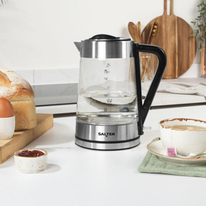 Salter Colour Changing 1.7L Glass Kettle