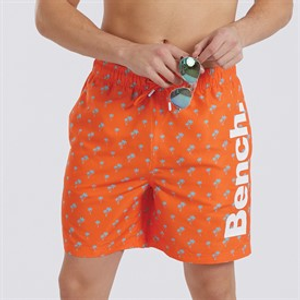 Bench Mens Oclis Swim Shorts Bright Orange