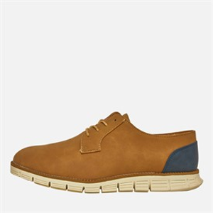 French Connection Mens Tread Sole 2 Trainers Tan/Navy